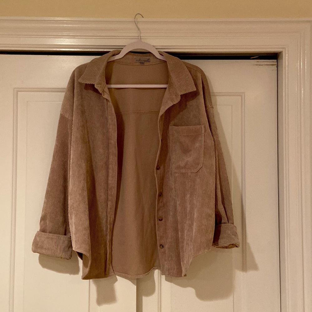 Mocha Corduroy Shacket